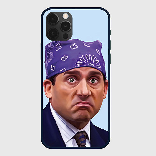 Чехол iPhone 12 Pro Max Prison mike офис / 3D-Черный – фото 1