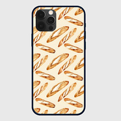 Чехол для iPhone 12 Pro Max The baguette pattern, цвет: 3D-черный