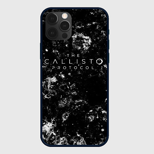 Чехол iPhone 12 Pro Max The Callisto Protocol black ice / 3D-Черный – фото 1