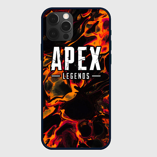 Чехол iPhone 12 Pro Max Apex Legends red lava / 3D-Черный – фото 1