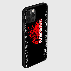 Чехол для iPhone 12 Pro Max Samurai japan steel, цвет: 3D-черный — фото 2