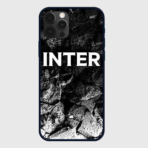 Чехол iPhone 12 Pro Max Inter black graphite / 3D-Черный – фото 1