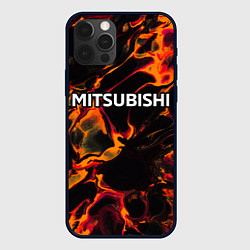 Чехол iPhone 12 Pro Max Mitsubishi red lava