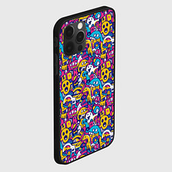 Чехол для iPhone 12 Pro Max Привидения весёлые, цвет: 3D-черный — фото 2