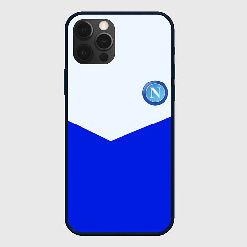 Чехол iPhone 12 Pro Max Napoli fc geometry / 3D-Черный – фото 1