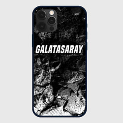 Чехол iPhone 12 Pro Max Galatasaray black graphite