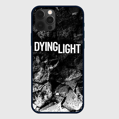 Чехол iPhone 12 Pro Max Dying Light black graphite / 3D-Черный – фото 1