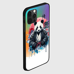 Чехол для iPhone 12 Pro Max Panda samurai - Japan, цвет: 3D-черный — фото 2