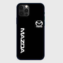 Чехол iPhone 12 Pro Max Mazda white logo