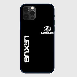 Чехол iPhone 12 Pro Max Lexus white logo auto