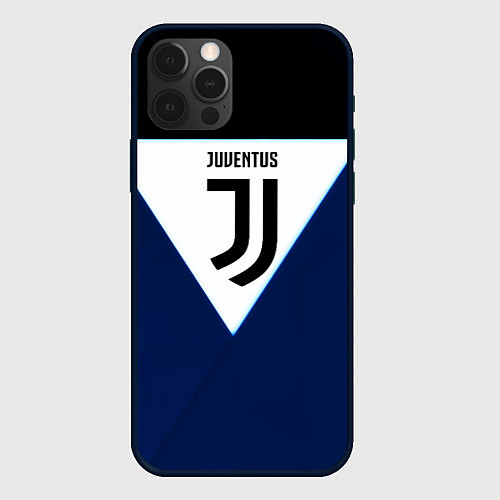 Чехол iPhone 12 Pro Max Juventus sport geometry color / 3D-Черный – фото 1