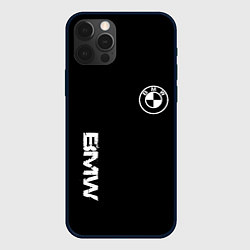 Чехол iPhone 12 Pro Max BMW logo white auto