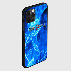 Чехол для iPhone 12 Pro Max God of war neon flower, цвет: 3D-черный — фото 2