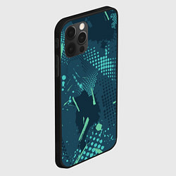 Чехол для iPhone 12 Pro Max Яркий абстрактный узор для спорта, цвет: 3D-черный — фото 2