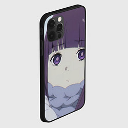 Чехол для iPhone 12 Pro Max Sousou no Frieren Ферн sad face, цвет: 3D-черный — фото 2