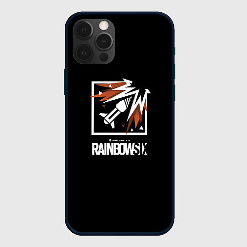 Чехол iPhone 12 Pro Max Rainbow six action game / 3D-Черный – фото 1