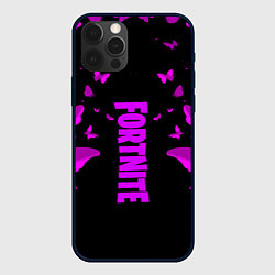 Чехол iPhone 12 Pro Max Fortnite buterfly neon