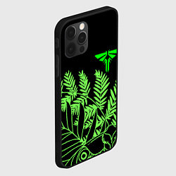 Чехол для iPhone 12 Pro Max The Last of Us acid logo, цвет: 3D-черный — фото 2