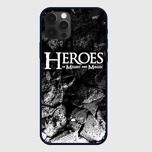 Чехол iPhone 12 Pro Max Heroes of Might and Magic black graphite / 3D-Черный – фото 1