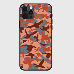 Чехол iPhone 12 Pro Max Камуфляж птицы
