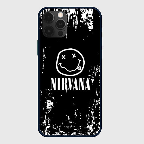 Чехол iPhone 12 Pro Max Nirvana teddy / 3D-Черный – фото 1