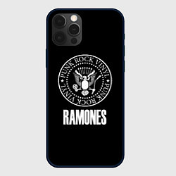 Чехол iPhone 12 Pro Max Ramones rock logo