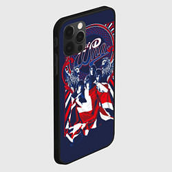 Чехол для iPhone 12 Pro Max English rock band The Who, цвет: 3D-черный — фото 2