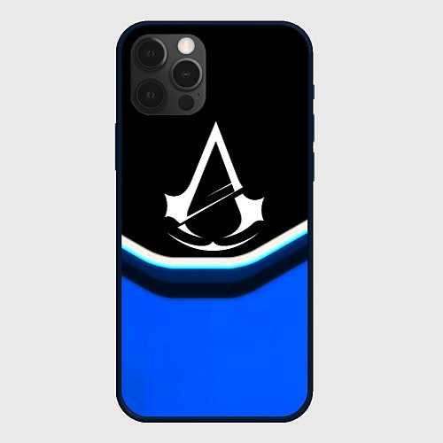 Чехол iPhone 12 Pro Max Assassins Creed logo abstergo / 3D-Черный – фото 1