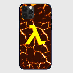 Чехол iPhone 12 Pro Max Half life разломы блэк меса