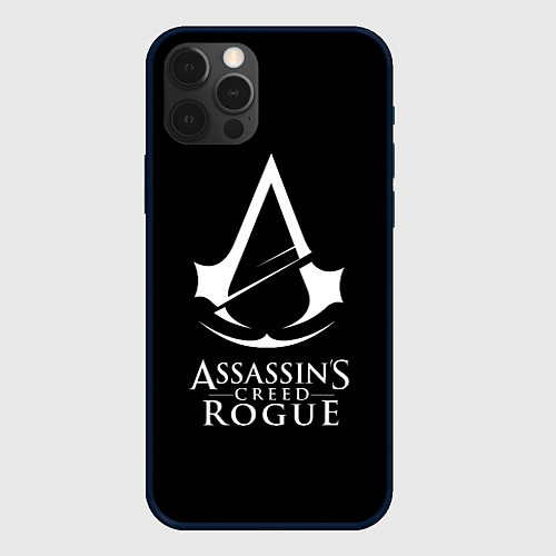 Чехол iPhone 12 Pro Max Assassins Creed rogue / 3D-Черный – фото 1