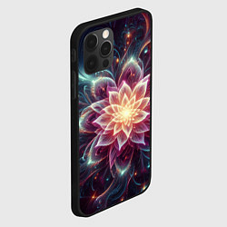 Чехол для iPhone 12 Pro Max Красочный цветок из фрактала, цвет: 3D-черный — фото 2