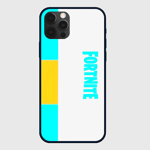 Чехол iPhone 12 Pro Max Fortnite geometry color / 3D-Черный – фото 1