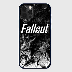 Чехол iPhone 12 Pro Max Fallout black graphite