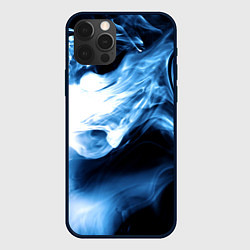 Чехол для iPhone 12 Pro Max Дым смок вейпа текстура, цвет: 3D-черный