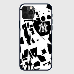 Чехол iPhone 12 Pro Max New York yankees - abstraction