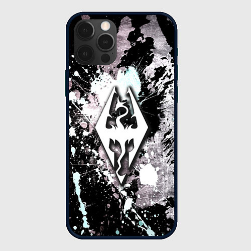 Чехол iPhone 12 Pro Max The elder scrolls краски древности / 3D-Черный – фото 1