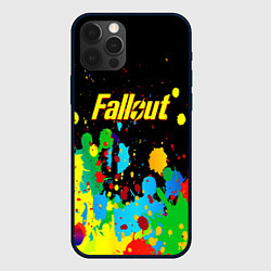 Чехол iPhone 12 Pro Max Fallout цветные краски