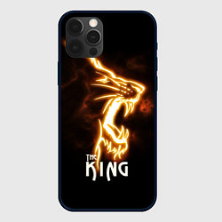 Чехол iPhone 12 Pro Max Lion fire King