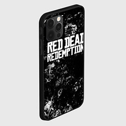 Чехол для iPhone 12 Pro Max Red Dead Redemption black ice, цвет: 3D-черный — фото 2