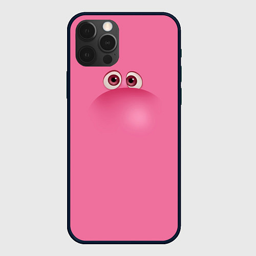 Чехол iPhone 12 Pro Max Эмоция стыда - лицо крупное / 3D-Черный – фото 1