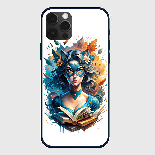 Чехол iPhone 12 Pro Max Героиня своих историй / 3D-Черный – фото 1