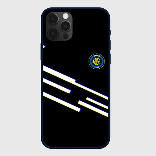 Чехол iPhone 12 Pro Max Inter line fc / 3D-Черный – фото 1