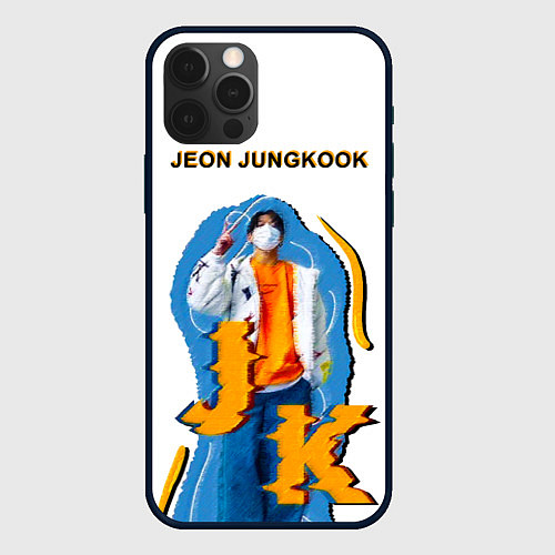 Чехол iPhone 12 Pro Max BTS Jeon Jungkook / 3D-Черный – фото 1