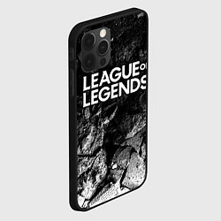 Чехол для iPhone 12 Pro Max League of Legends black graphite, цвет: 3D-черный — фото 2