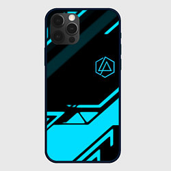 Чехол для iPhone 12 Pro Max Linkin park geometry, цвет: 3D-черный