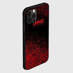 Чехол для iPhone 12 Pro Max Jac motors чёрно-красный, цвет: 3D-черный — фото 2