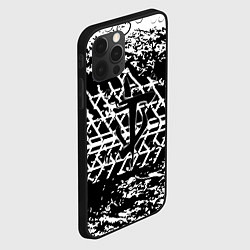 Чехол для iPhone 12 Pro Max Doom знак шины, цвет: 3D-черный — фото 2