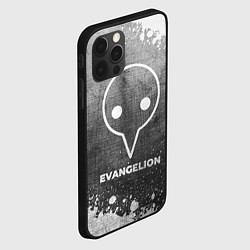 Чехол для iPhone 12 Pro Max Evangelion - grey gradient, цвет: 3D-черный — фото 2