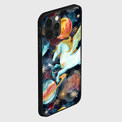 Чехол для iPhone 12 Pro Max Созвездие пегас, цвет: 3D-черный — фото 2