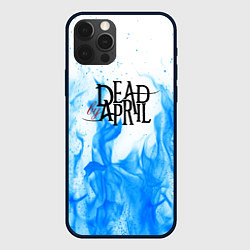 Чехол iPhone 12 Pro Max Dead by april fire blue